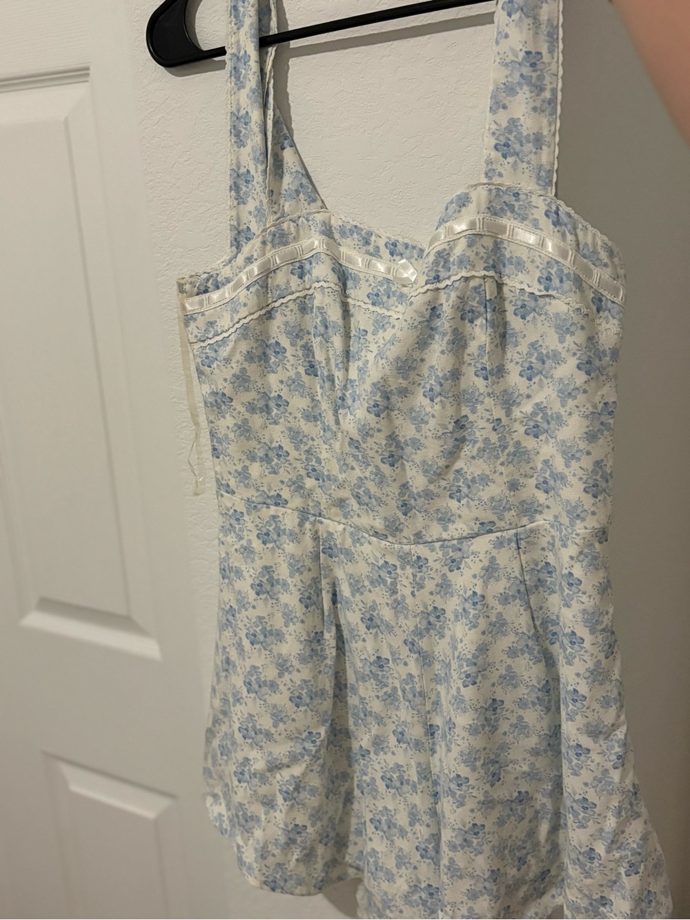 Altar'd State Blue and Cream Floral Dress